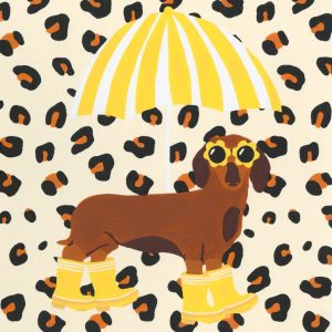 Peinture « Raining Teckel » – Colorgang