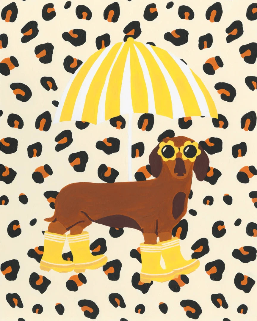 Peinture « Raining Teckel » – Colorgang