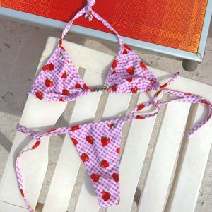 Tanga Bikini Fraise- La Piri