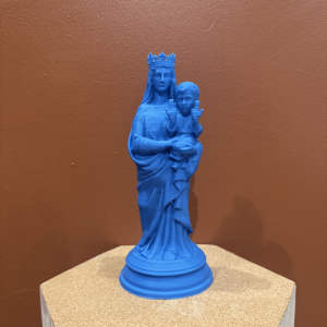 PETITE STATUE Notre Dame de la Garde JUL BLEU OM – LES DEALEUSES DE PAILLETTES