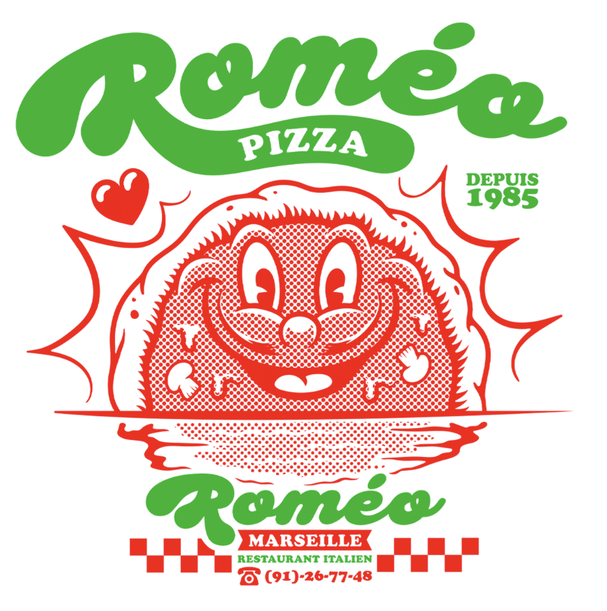 Tee-shirt Sumps Roméo Pizza – Image 4