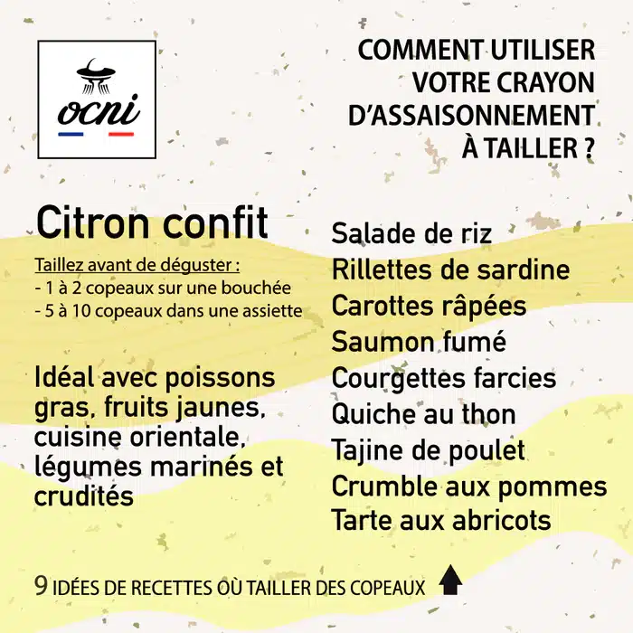 COFFRET DÉCOUVERTE 3 CRAYONS D’ASSAISONNEMENT : CITRON CONFIT (BIO) + BASILIC (BIO) + PIMENT & AIL (BIO) – Image 4