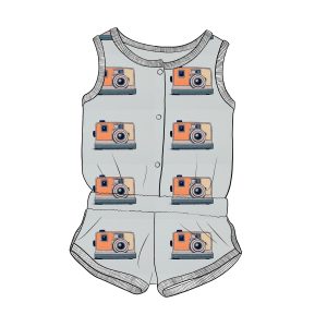 Combishort Rétro Camera