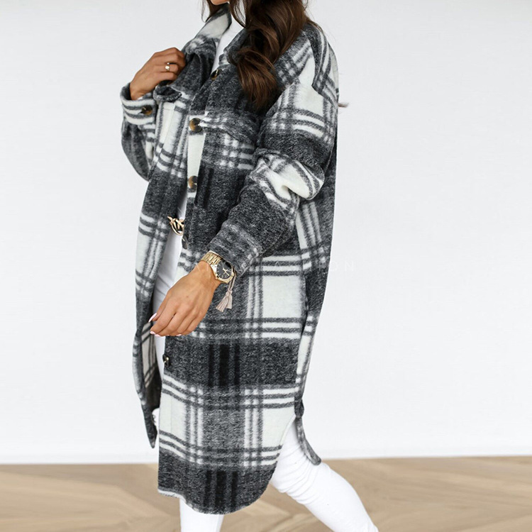 Manteau Imprimé Tartan – Image 2