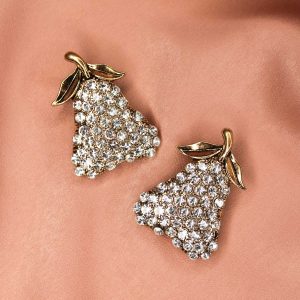 Broche clip Prunelle Poire | Froufrouz