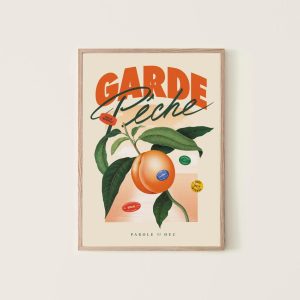 Affiche Garde la pêche