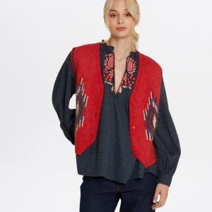 Gilet Laura Rouge