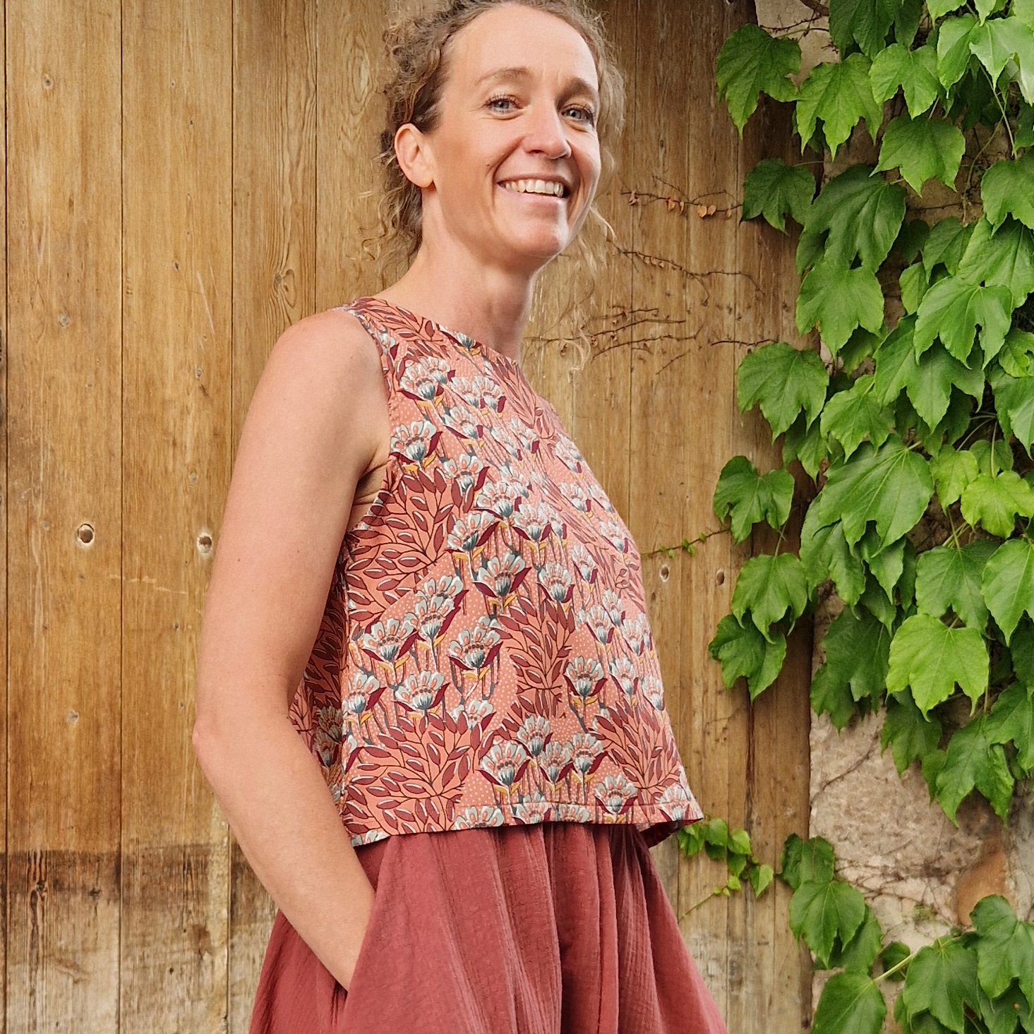 Haut en viscose Jacky