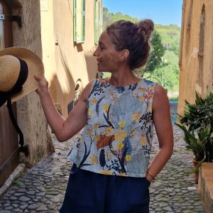 Haut en viscose Jacky