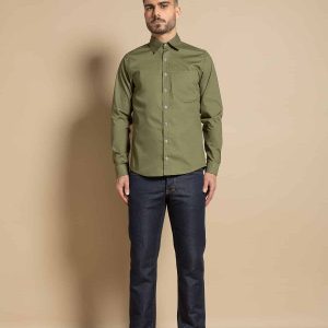 Jean droit lin métis