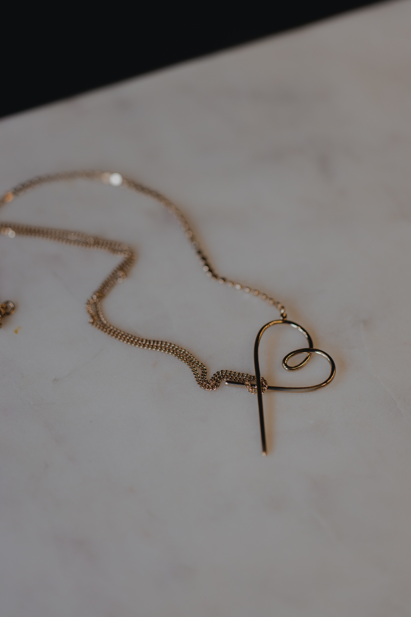 Collier coeur Plaqué Or – Julia – Image 2