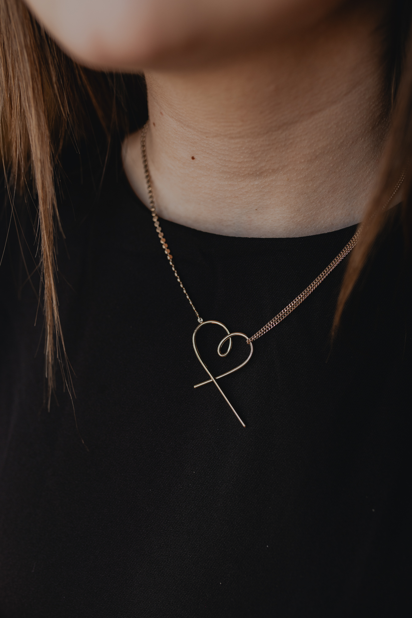 Collier coeur Plaqué Or – Julia – Image 3