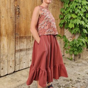 Jupe en double gaze Aria