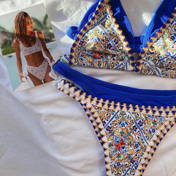 Maillot 2 Pièces Bohème Triangle – KIARA – Image 5