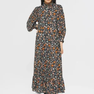 Robe longue imprimée Leo