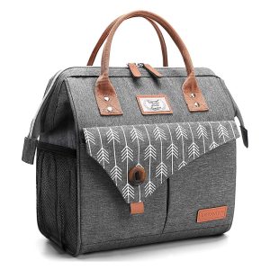 Lunch Bag Isotherme Femme Flèche – Gris