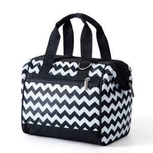 Sac Repas Triangles Noirs et Blancs