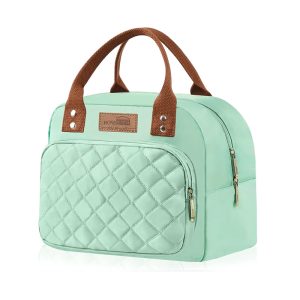 Lunch Bag Femme Matelassé Vert