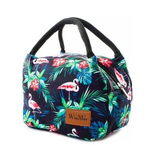 Petit Lunch Bag Femme Flamant Rose