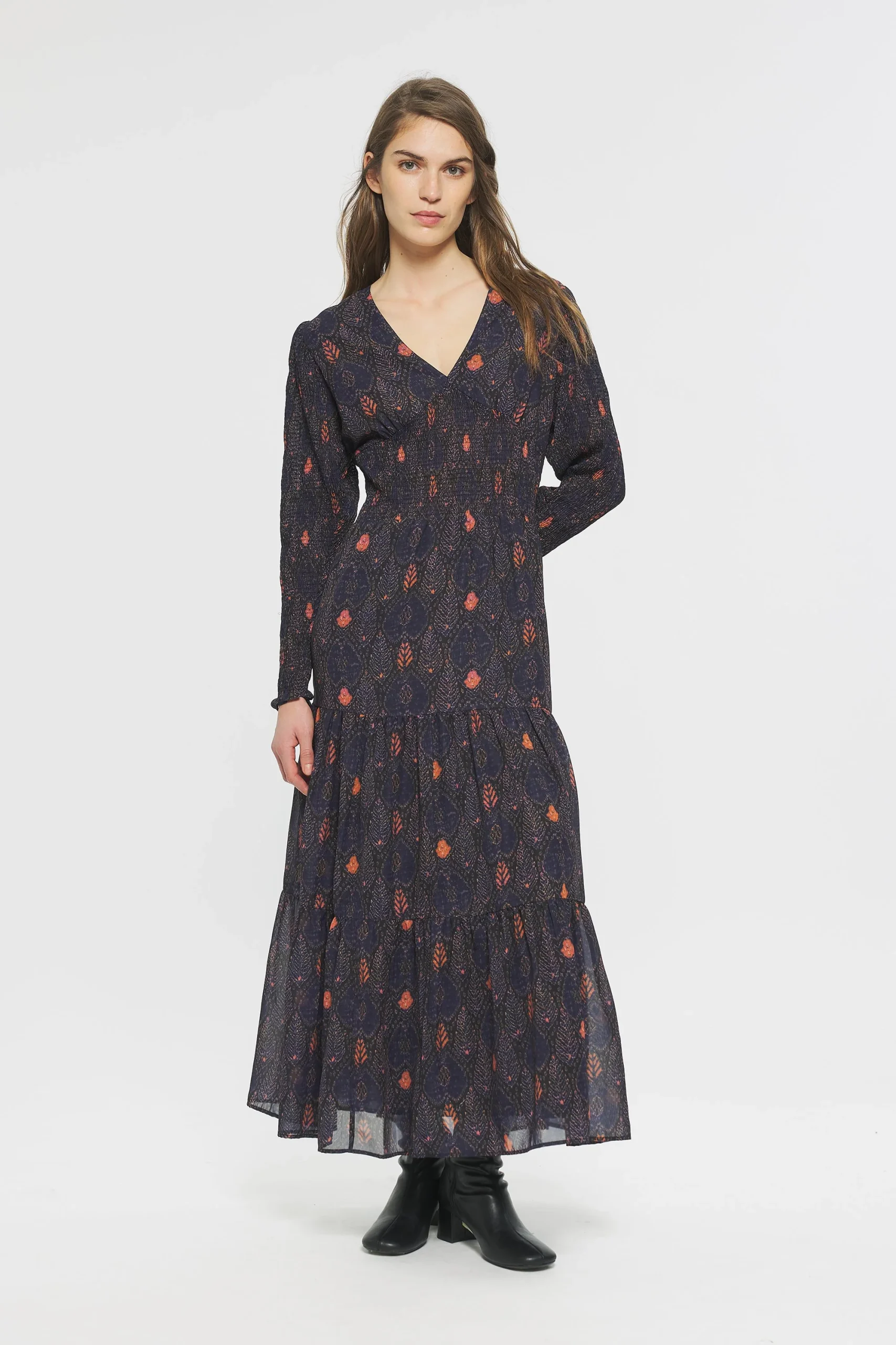 Robe longue imprimée Mani – Image 2