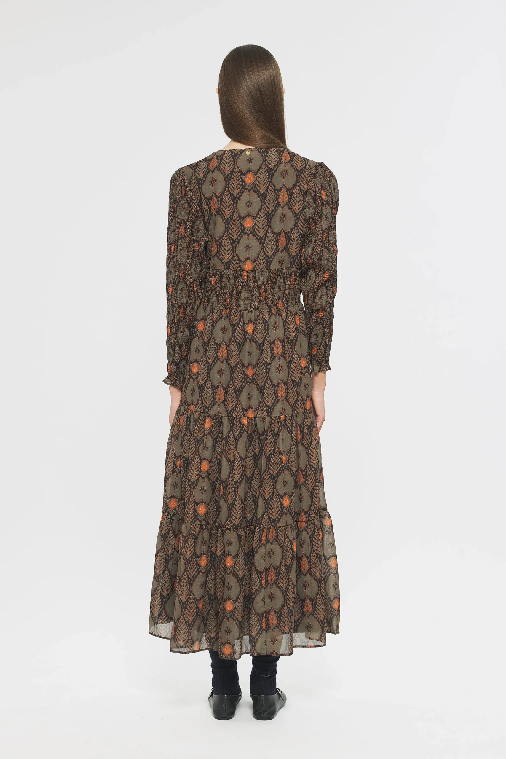 Robe longue imprimée Mani – Image 3