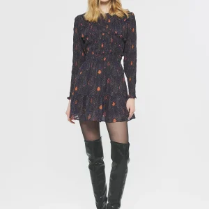 Robe courte imprimée Mani