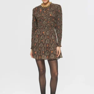 Robe courte imprimée Mani