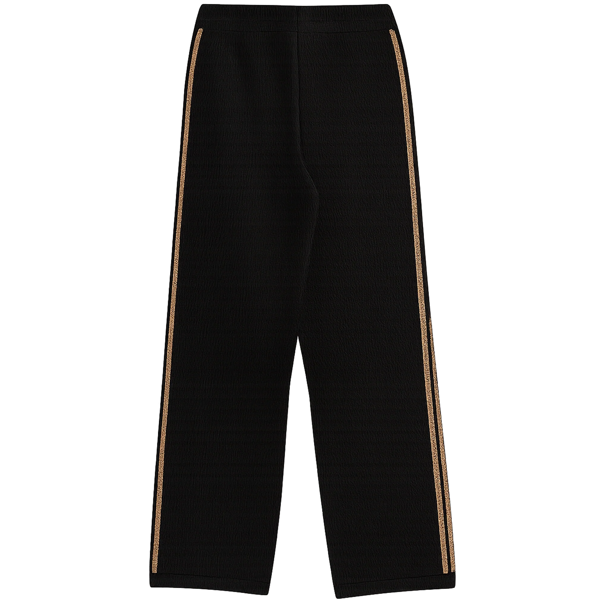 Pantalon de Survêtement Signature Noir – Détail Crochet – Image 2