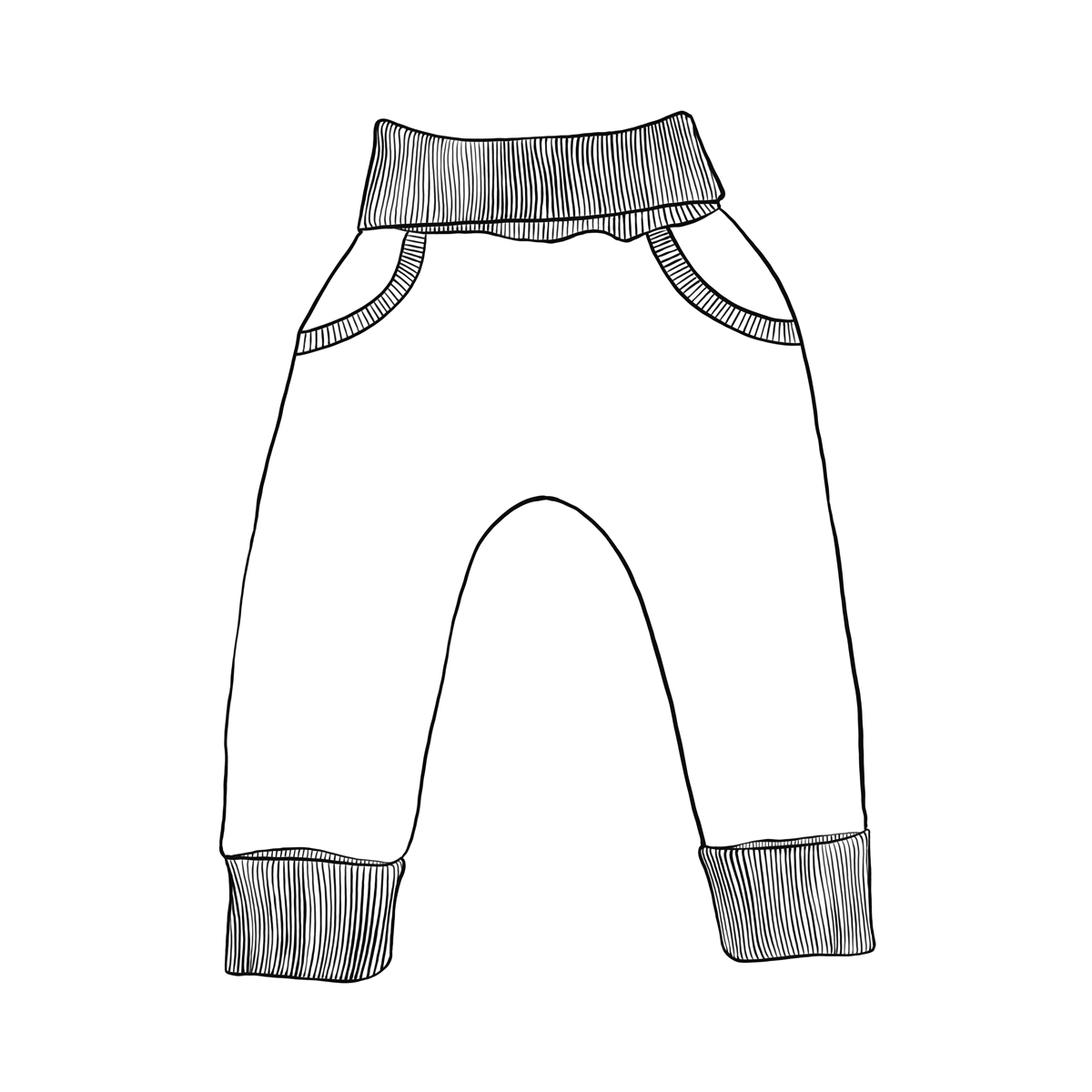 Sarouel évolutifConfection à la commandeTissu au choix