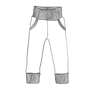 Pantalon slim évolutifConfection à la commandeTissu au choix