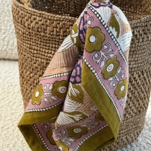 Petit foulard PÉNÉLOPE Myrtille