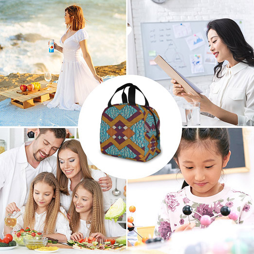 Petit Lunch Bag Femme Africain – Image 6