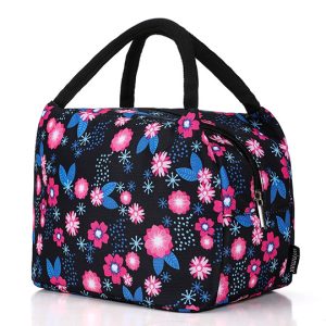 Petit Lunch Bag Femmes Fleurs Roses