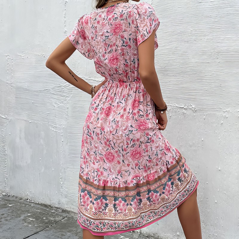 Robe Rose Champêtre – Image 2