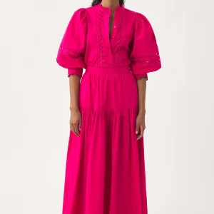 Chemisier ajouré en popeline de coton Rodo