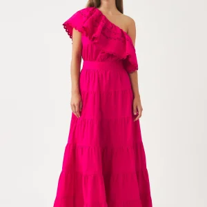 Robe longue asymétrique Rodo