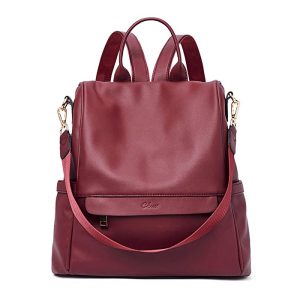 Sac Antivol Femme Cuir Bordeaux – BLAIR