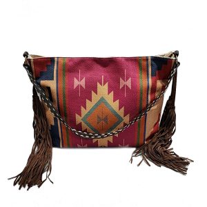 Sac Bohème Toile Bordeaux – ANDAMAN