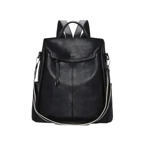 Sac à Dos Antivol Femme Cuir PU Noir – Marina