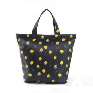 Sac Repas Glacière Pliable Citron