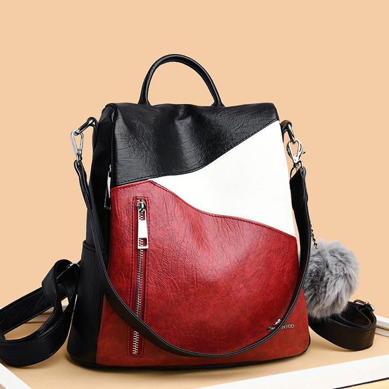 Sac Antivol Femme 3 en 1 Tricolore – DONIA – Image 2