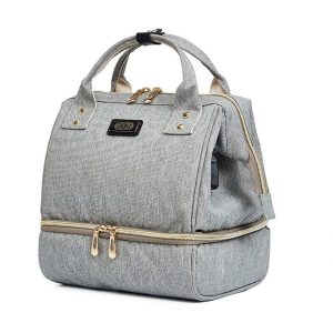Sac à Dos Isotherme Repas Femme Gris – Port USB