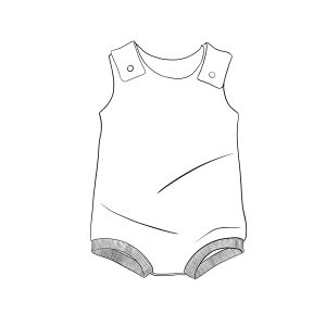 Salopette Sam short ou bloomer JERSEYConfection à la commandeTissu au choix