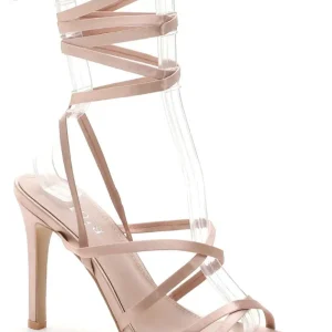 Sandales à talon Nude