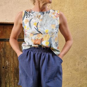 Short en double gaze