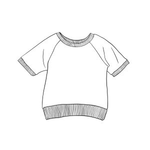 Sweat Charlie manches 3/4Confection à la commandeTissu au choix