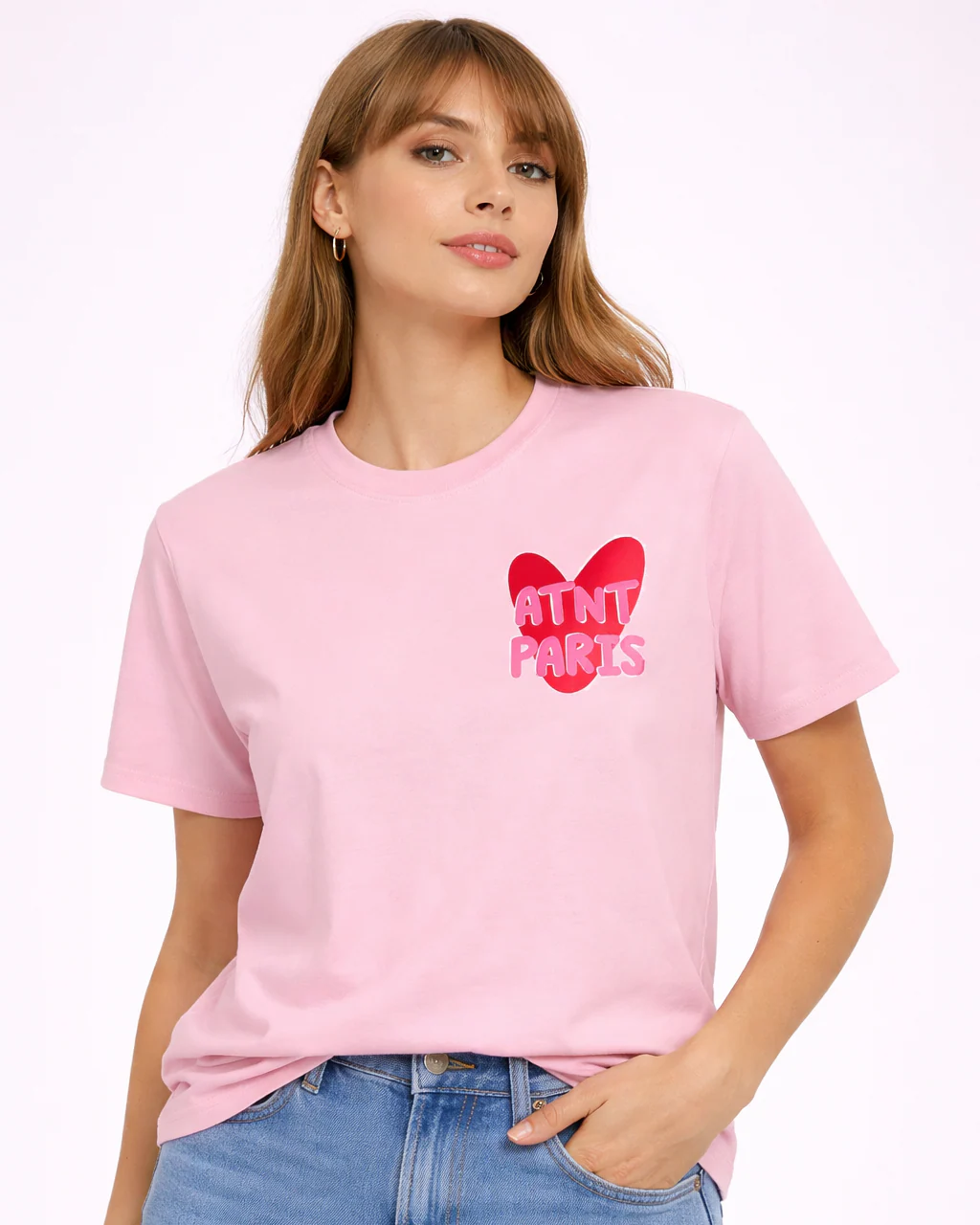 T-shirt Rose Unisexe Trust love – Image 2