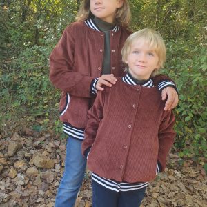 Teddy velours côtelé Stone