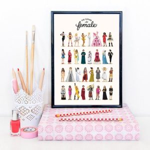 Affiche The future is female