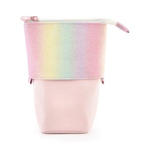 Trousse Rétractable Arc en Ciel – Rose